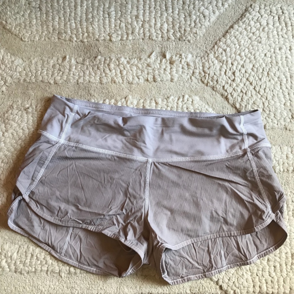 Grey lululemon shorts